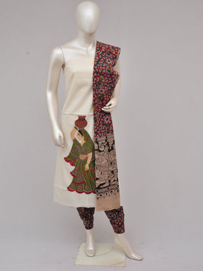 Ladies Dress Material Doll Drop Kalamkari  [D61229047]