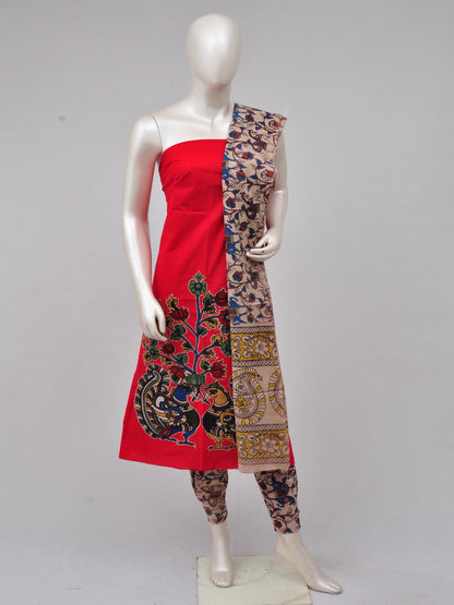 Ladies Dress Material Doll Drop Kalamkari  [D70117008] - DressesForWomen.IN