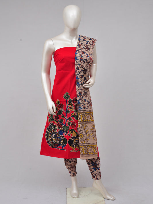 Ladies Dress Material Doll Drop Kalamkari  [D70117008] - DressesForWomen.IN