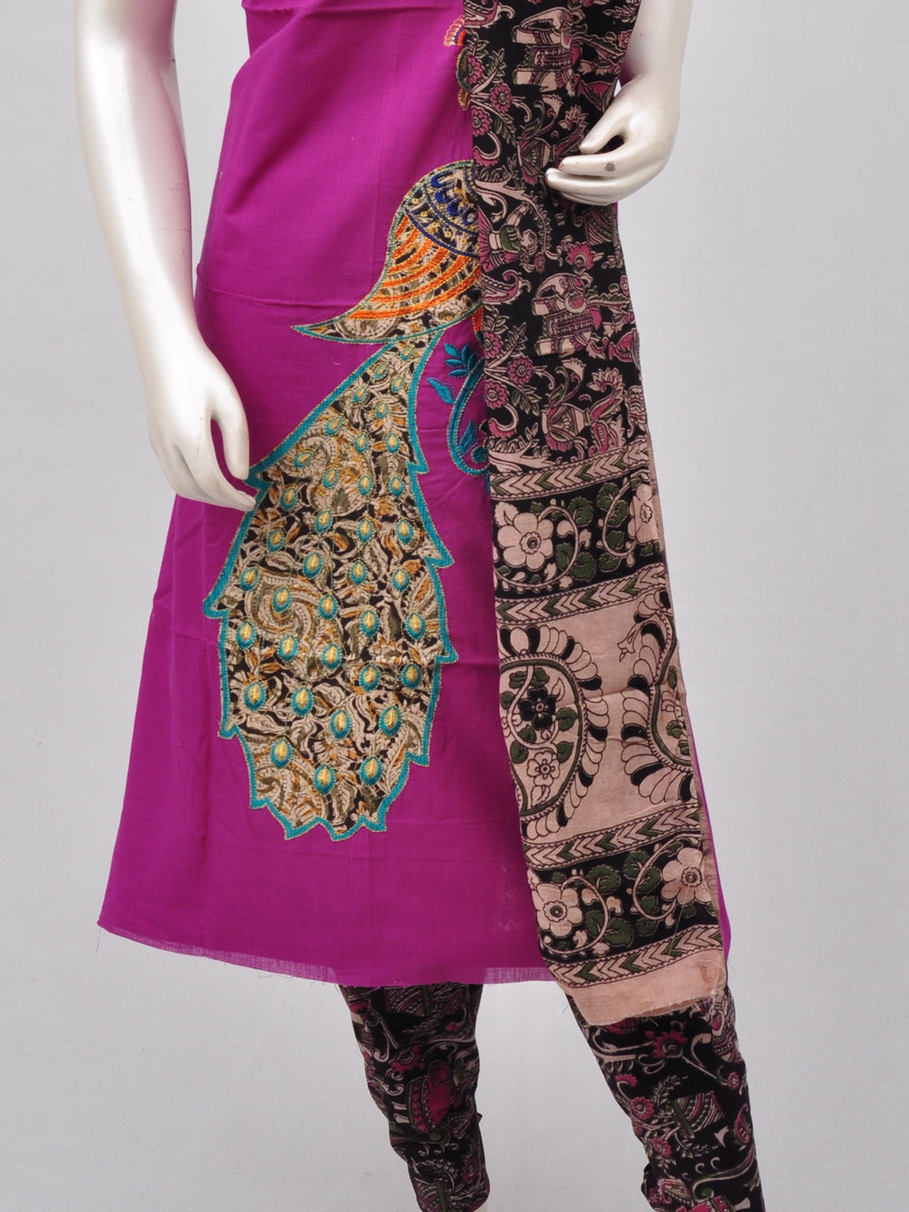 Ladies Dress Material Doll Drop Kalamkari  [D70117002]