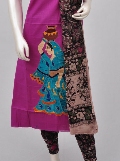 Ladies Dress Material Doll Drop Kalamkari  [D70117006]