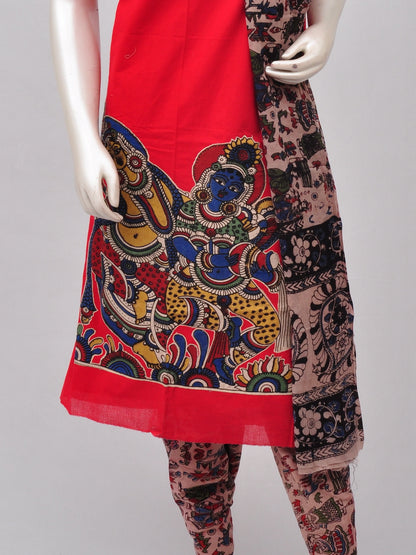 Ladies Dress Material Doll Drop Kalamkari  [D70117015]