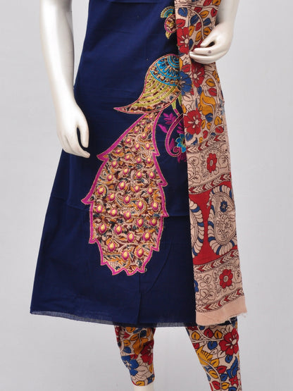 Ladies Dress Material Doll Drop Kalamkari  [D70118036] - DressesForWomen.IN