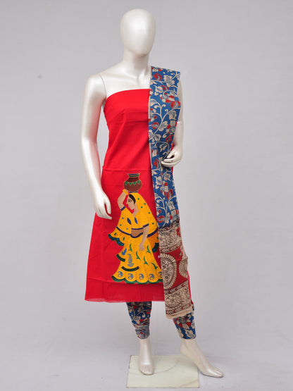 Ladies Dress Material Doll Drop Kalamkari  [D70118039]