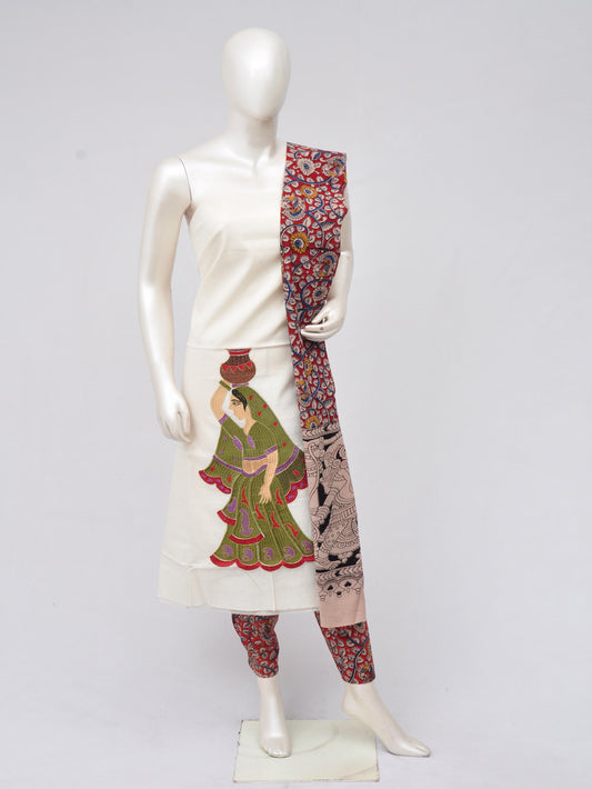 Ladies Dress Material Doll Drop Kalamkari  [D70219014]