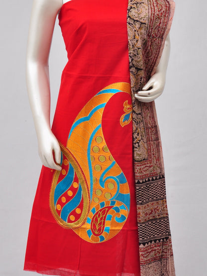Ladies Dress Material Doll Drop Kalamkari  [D70228020]