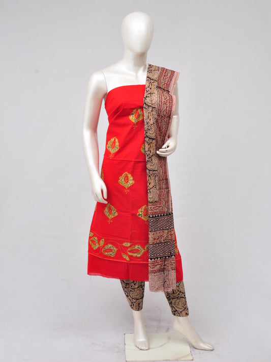 Ladies Dress Material Doll Drop Kalamkari  [D70228021]
