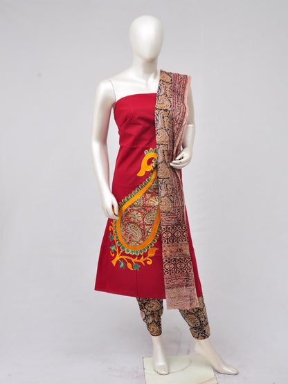 Ladies Dress Material Doll Drop Kalamkari  [D70228023]
