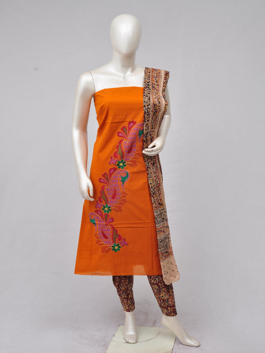 Ladies Dress Material Doll Drop Kalamkari  [D70228033]