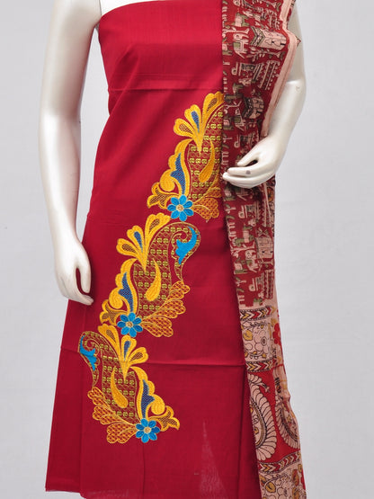 Ladies Dress Material Doll Drop Kalamkari  [D70228034]
