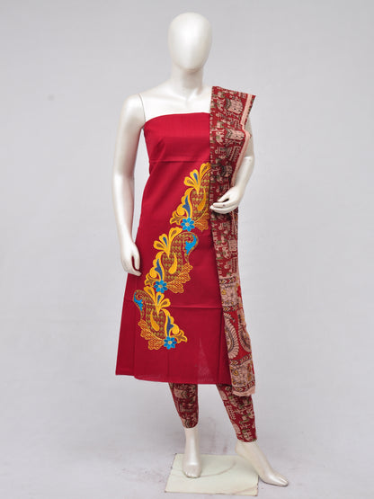 Ladies Dress Material Doll Drop Kalamkari  [D70228034]