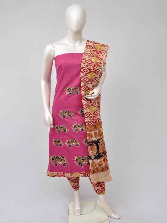 Ladies Dress Material Doll Drop Kalamkari  [D70526059] - DressesForWomen.IN