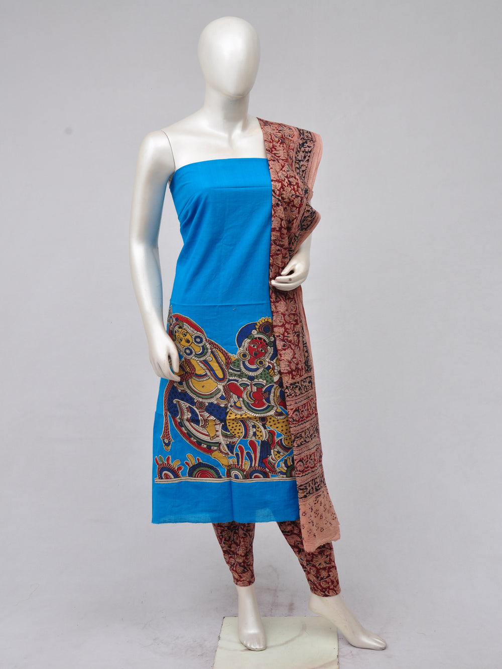 Ladies Dress Material Doll Drop Kalamkari  [D70228040]
