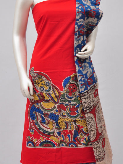 Ladies Dress Material Doll Drop Kalamkari  [D70228041]