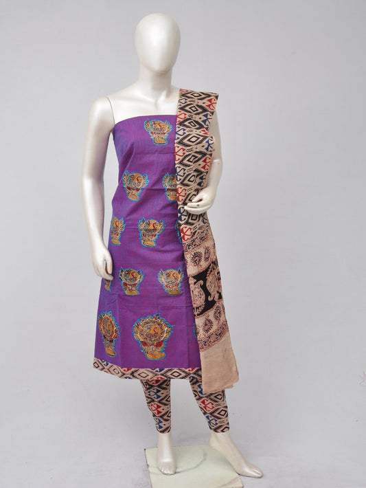 Ladies Dress Material Doll Drop Kalamkari  [D70526064] - DressesForWomen.IN