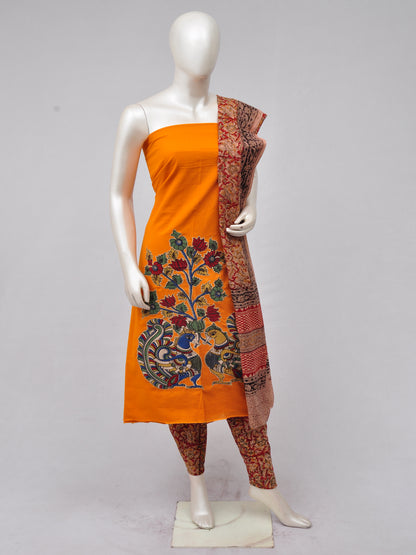 Ladies Dress Material Doll Drop Kalamkari  [D70228046] - DressesForWomen.IN