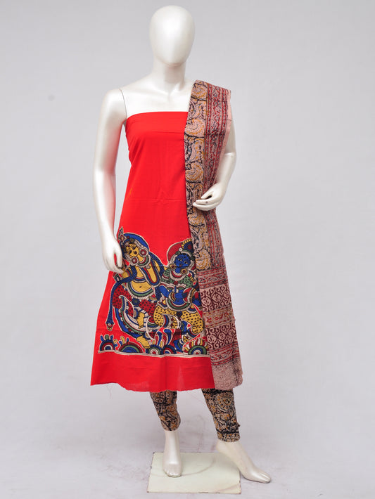 Ladies Dress Material Doll Drop Kalamkari  [D70228047] - DressesForWomen.IN