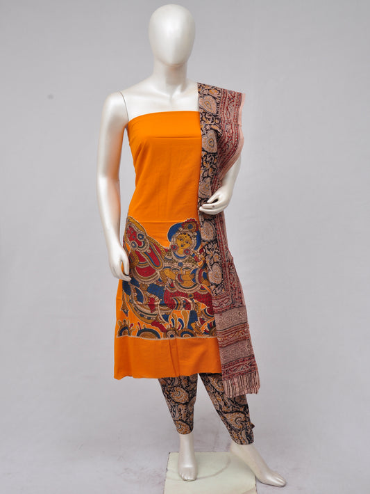 Ladies Dress Material Doll Drop Kalamkari  [D70228048] - DressesForWomen.IN