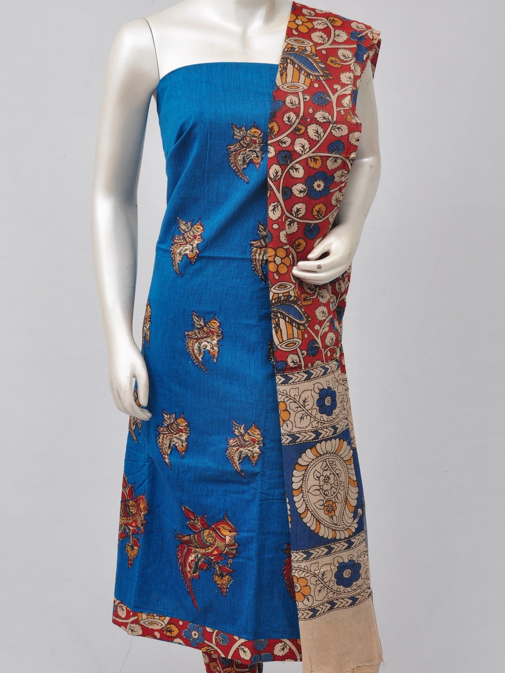 Ladies Dress Material Doll Drop Kalamkari  [D70526074]