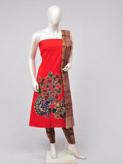 Ladies Dress Material Doll Drop Kalamkari  [D70228054]