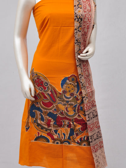 Ladies Dress Material Doll Drop Kalamkari  [D70228057] - DressesForWomen.IN