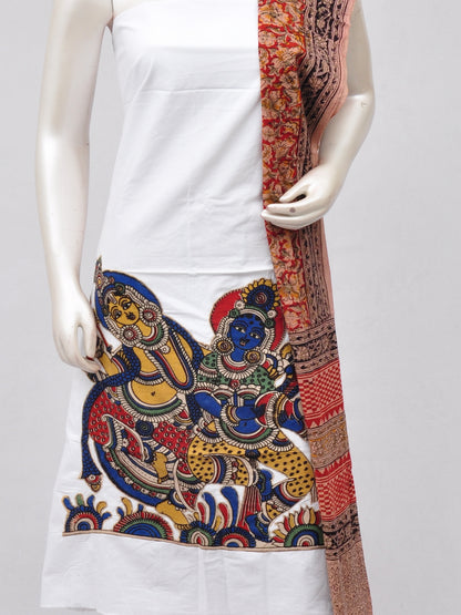Ladies Dress Material Doll Drop Kalamkari  [D70228059]