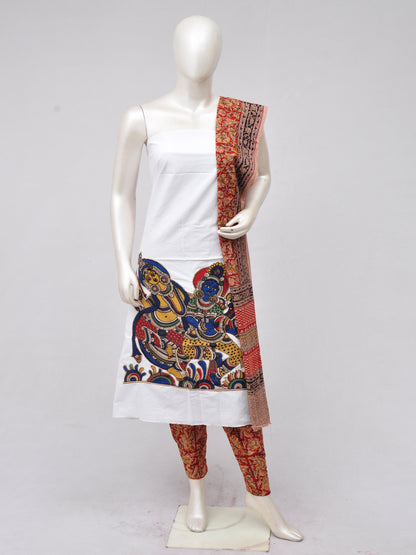 Ladies Dress Material Doll Drop Kalamkari  [D70228059]