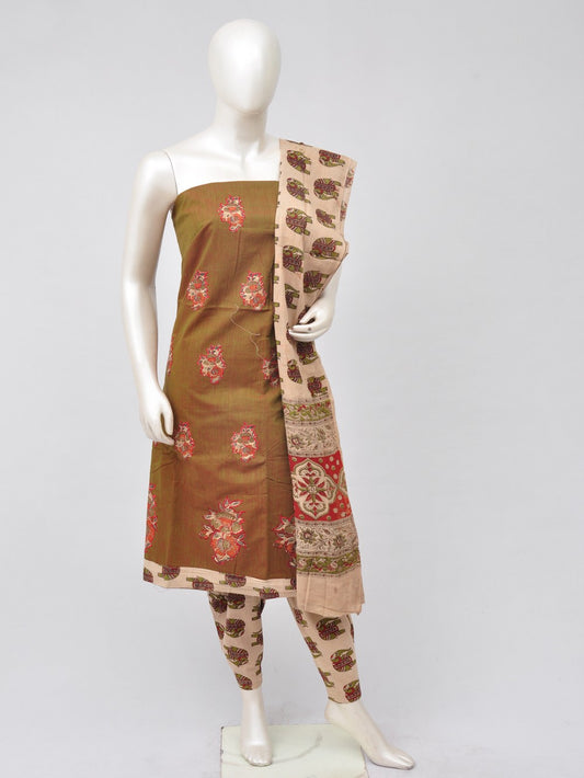 Ladies Dress Material Doll Drop Kalamkari  [D70526081] - DressesForWomen.IN