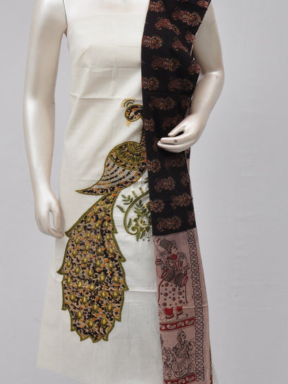 Ladies Dress Material Doll Drop Kalamkari  [D70313002]
