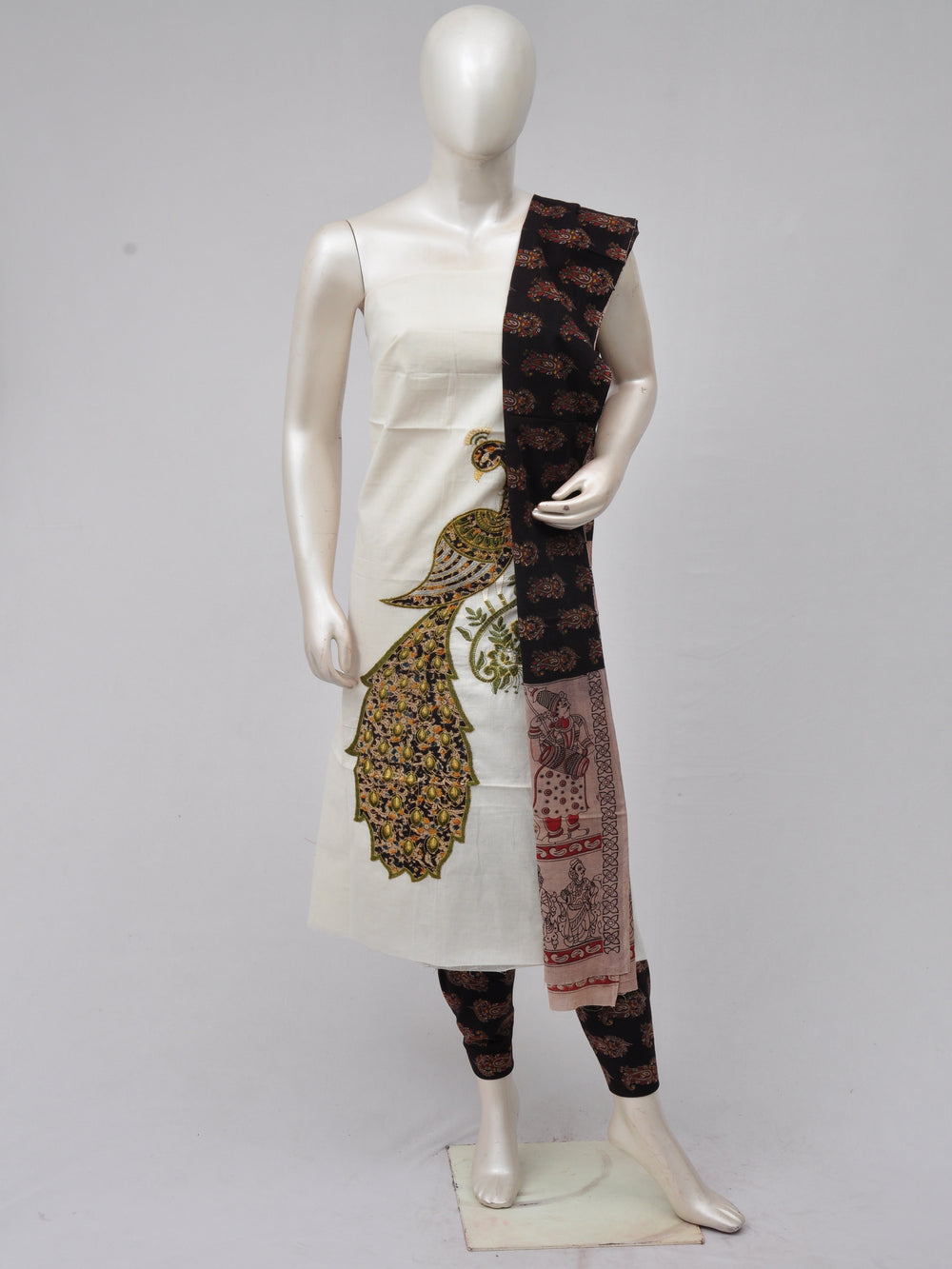 Ladies Dress Material Doll Drop Kalamkari  [D70313002]
