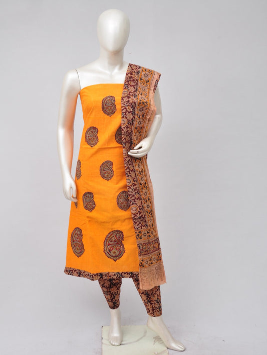 Ladies Dress Material Doll Drop Kalamkari  [D70526084]