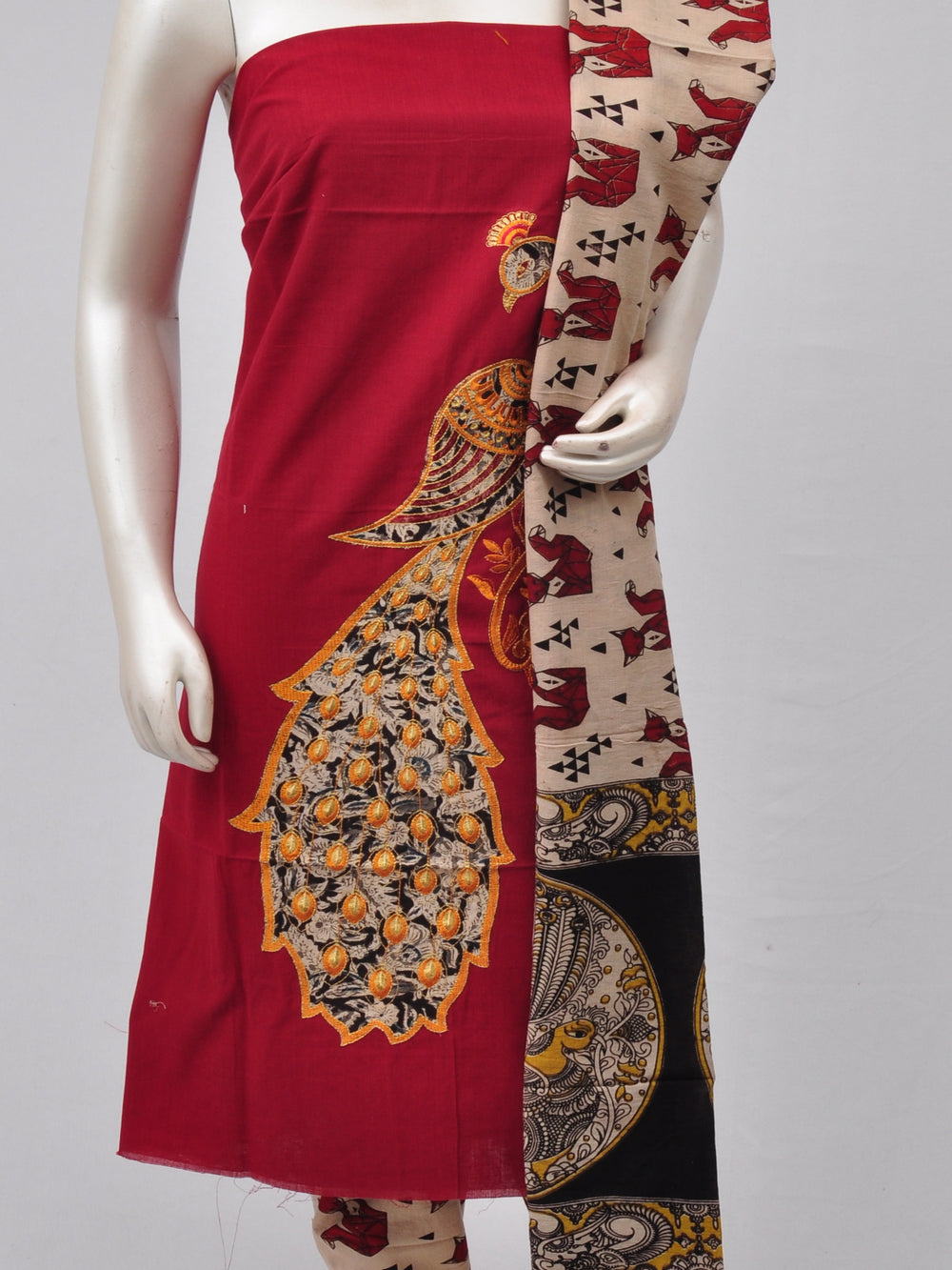 Ladies Dress Material Doll Drop Kalamkari  [D70313004]
