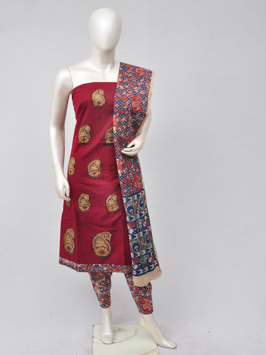 Ladies Dress Material Doll Drop Kalamkari  [D70526085] - DressesForWomen.IN