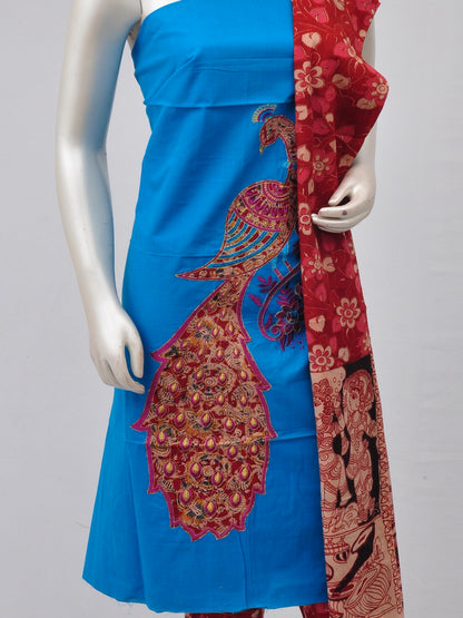 Ladies Dress Material Doll Drop Kalamkari  [D70313006] - DressesForWomen.IN