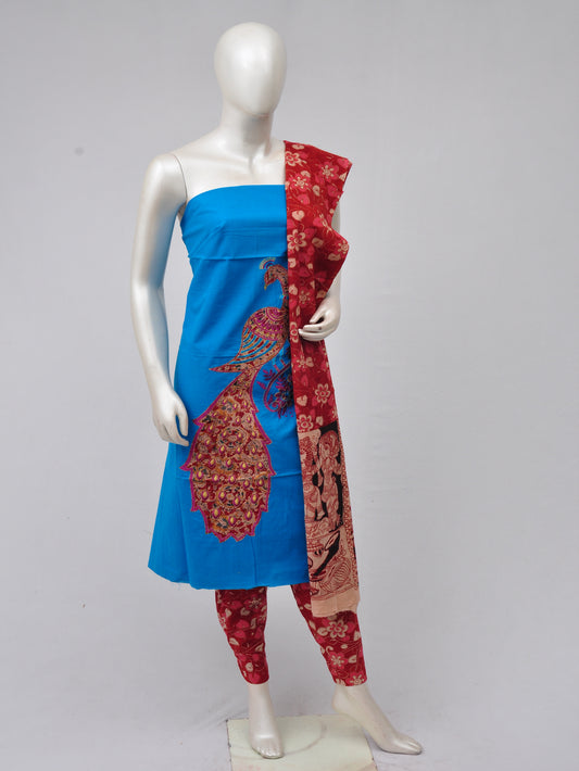Ladies Dress Material Doll Drop Kalamkari  [D70313006] - DressesForWomen.IN