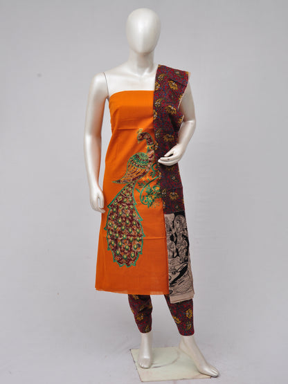 Ladies Dress Material Doll Drop Kalamkari  [D70313009] - DressesForWomen.IN