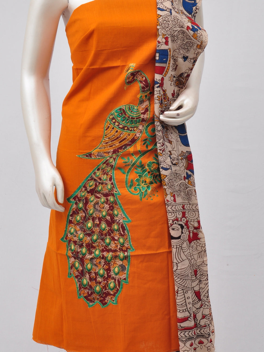 Ladies Dress Material Doll Drop Kalamkari  [D70313010]