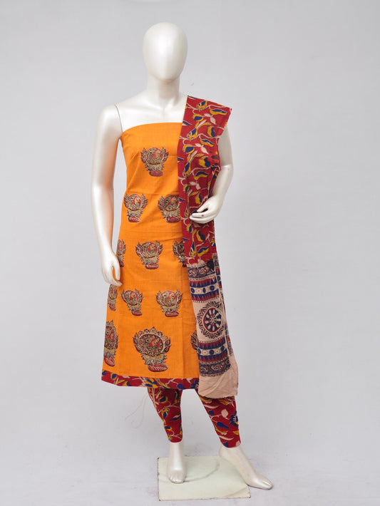 Ladies Dress Material Doll Drop Kalamkari  [D70526091] - DressesForWomen.IN