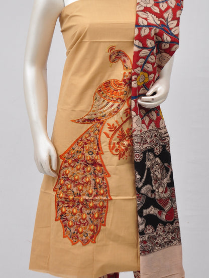 Ladies Dress Material Doll Drop Kalamkari  [D70313014] - DressesForWomen.IN