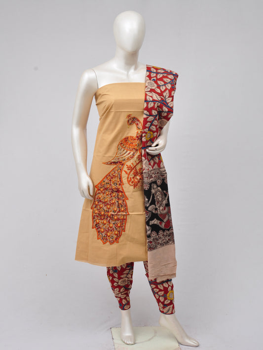Ladies Dress Material Doll Drop Kalamkari  [D70313014] - DressesForWomen.IN