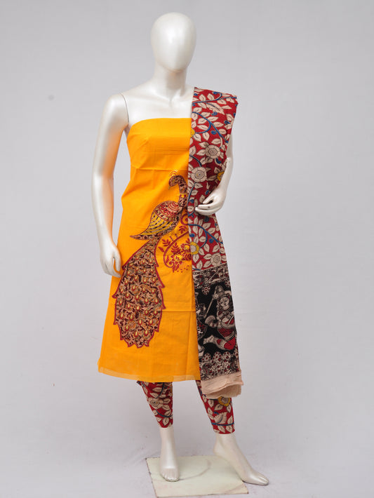 Ladies Dress Material Doll Drop Kalamkari  [D70313016] - DressesForWomen.IN