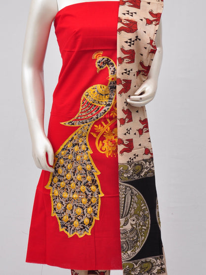 Ladies Dress Material Doll Drop Kalamkari  [D70313017]