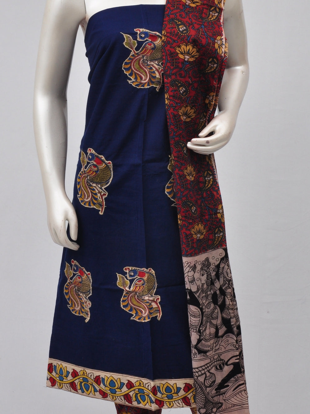 Ladies Dress Material Doll Drop Kalamkari  [D70315000]