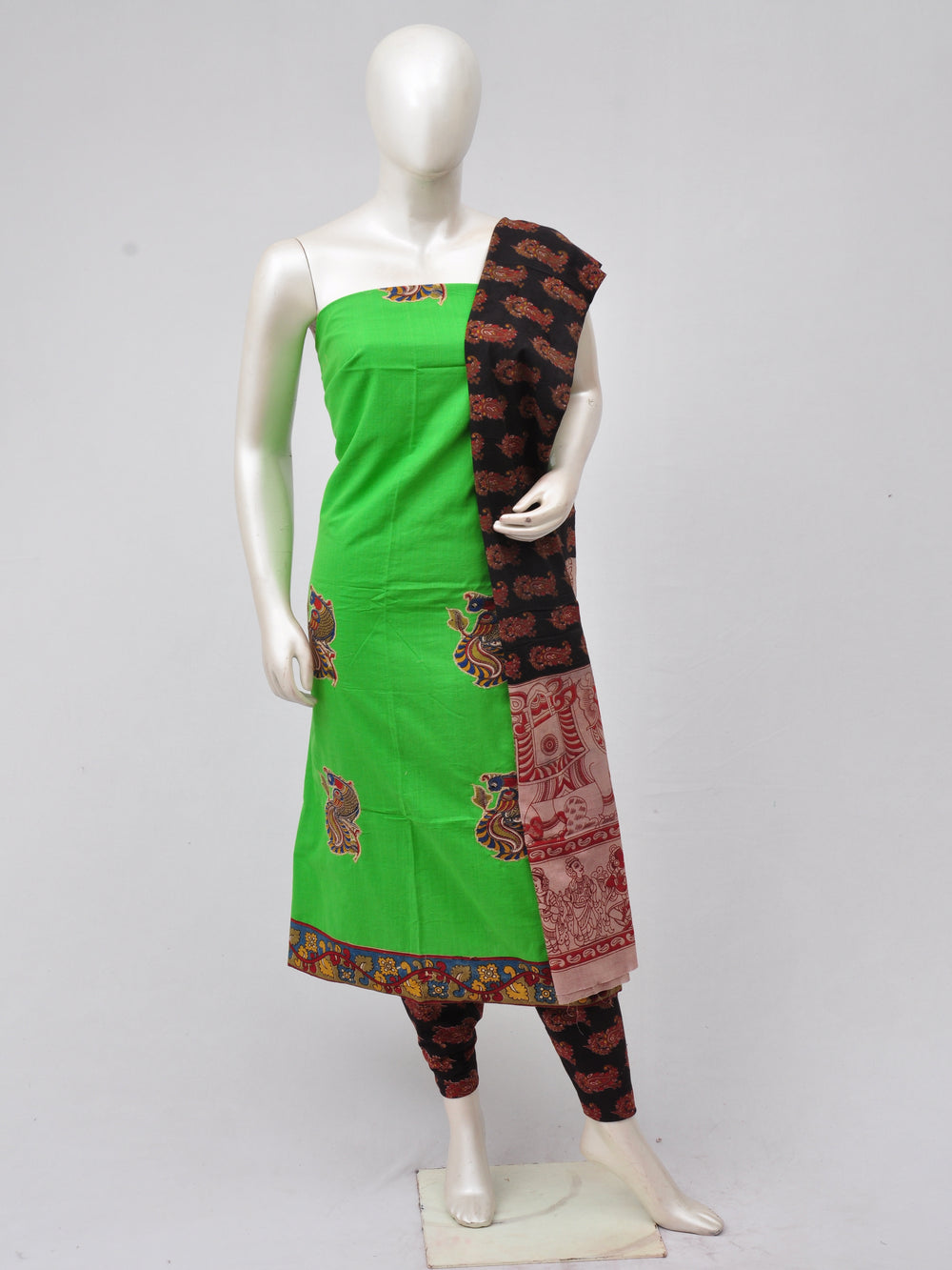 Ladies Dress Material Doll Drop Kalamkari  [D70315002]
