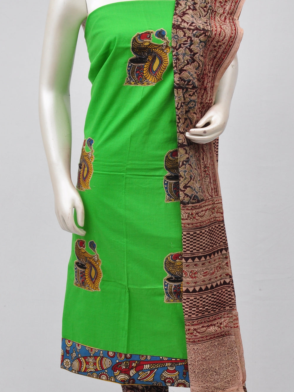 Ladies Dress Material Doll Drop Kalamkari  [D70315011]