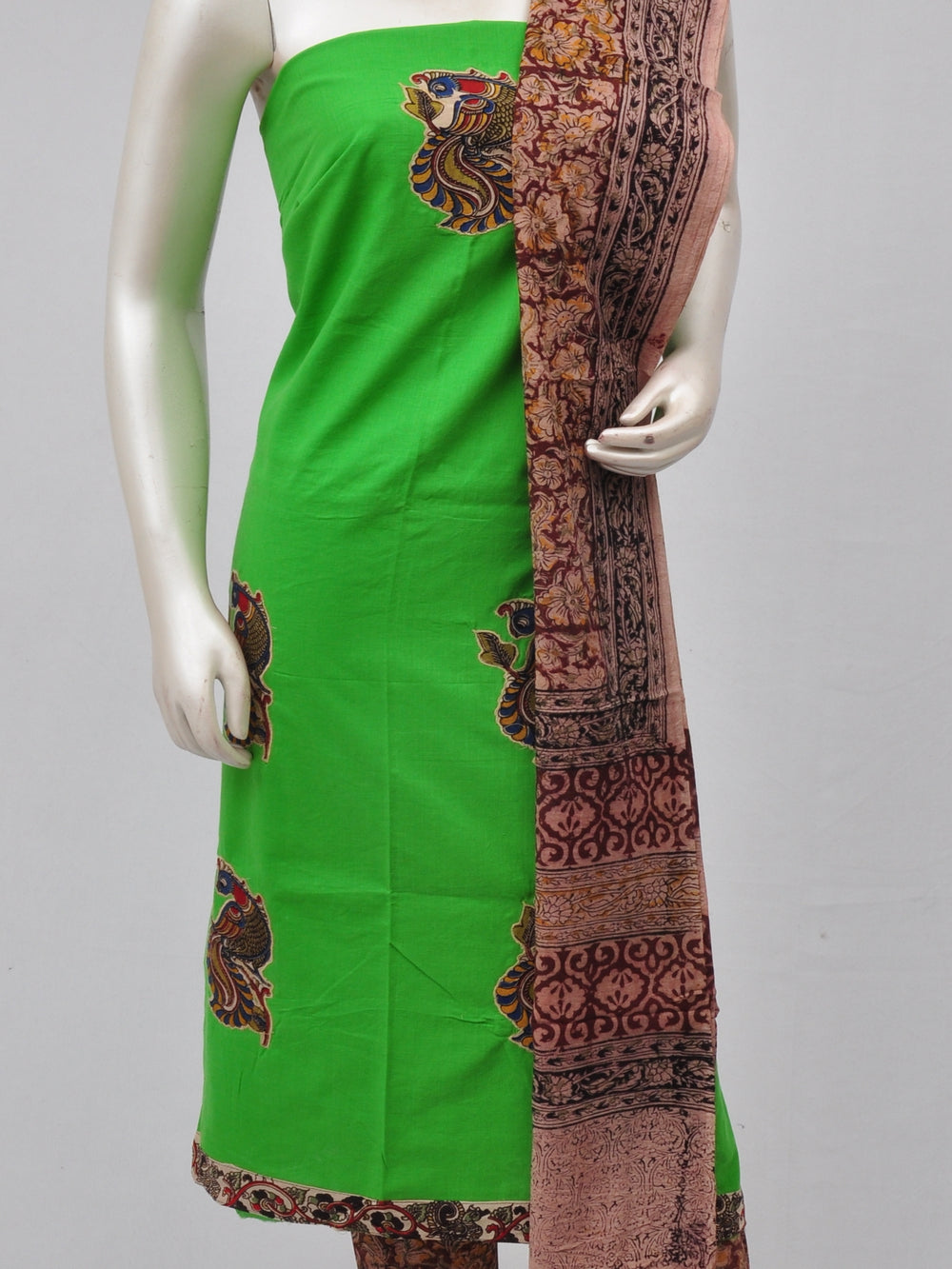 Ladies Dress Material Doll Drop Kalamkari  [D70315014]
