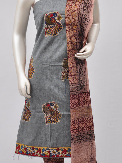 Ladies Dress Material Doll Drop Kalamkari  [D70315015] - DressesForWomen.IN
