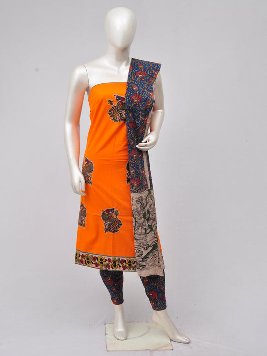 Ladies Dress Material Doll Drop Kalamkari  [D70315024] - DressesForWomen.IN