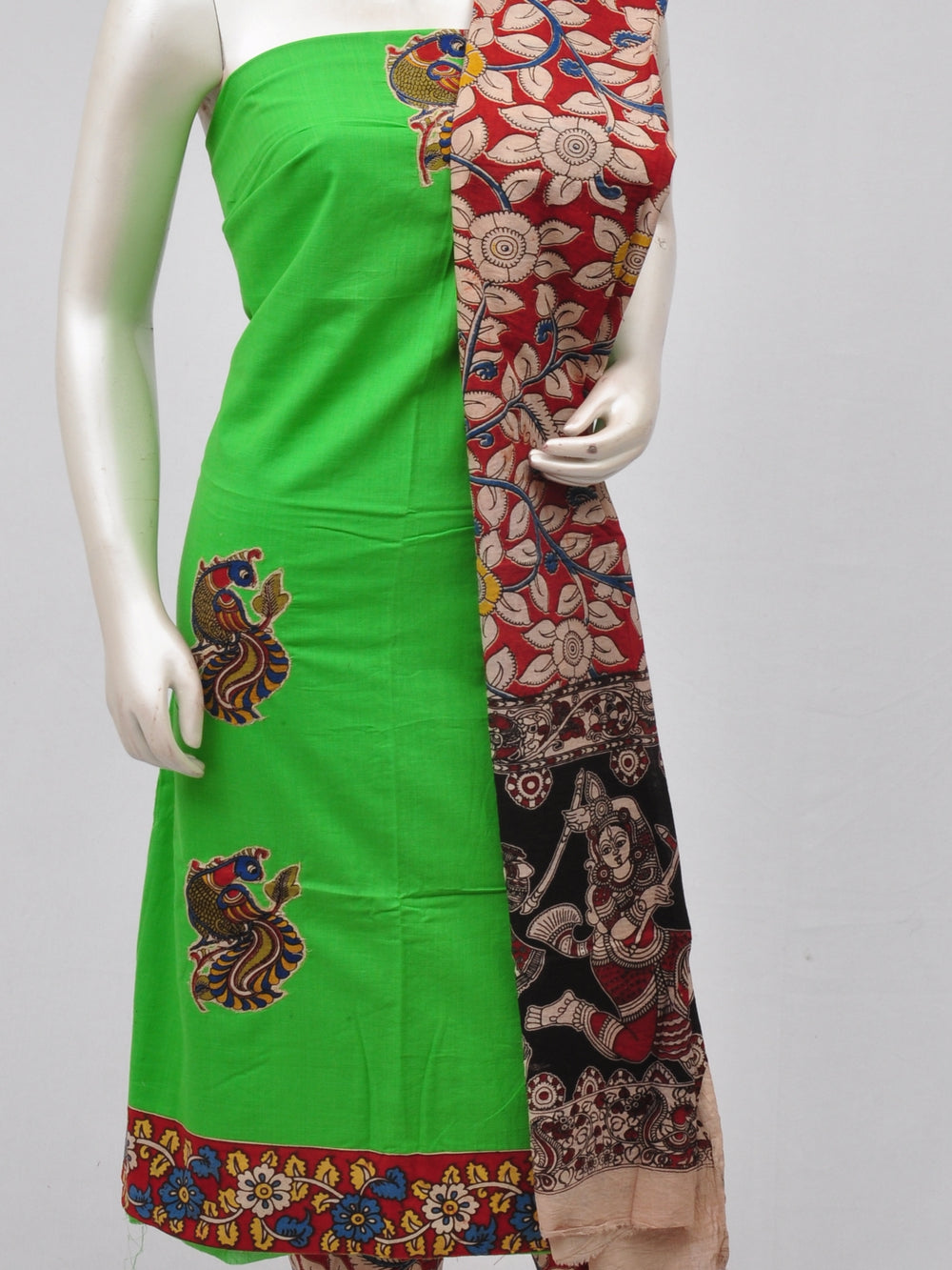 Ladies Dress Material Doll Drop Kalamkari  [D70315030]