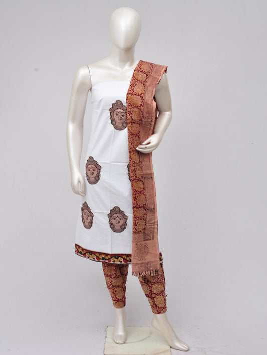Ladies Dress Material Doll Drop Kalamkari  [D70315035]